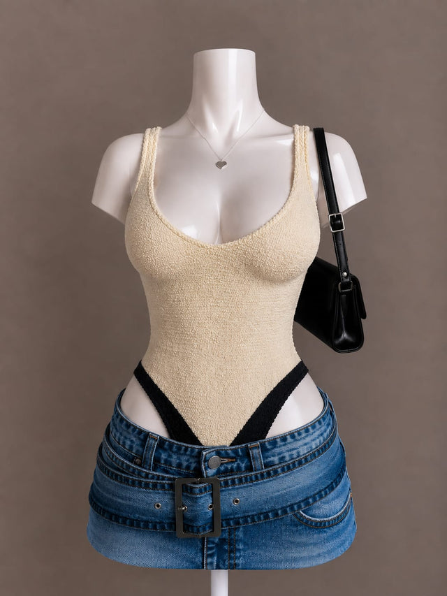 Cream Bodysuit