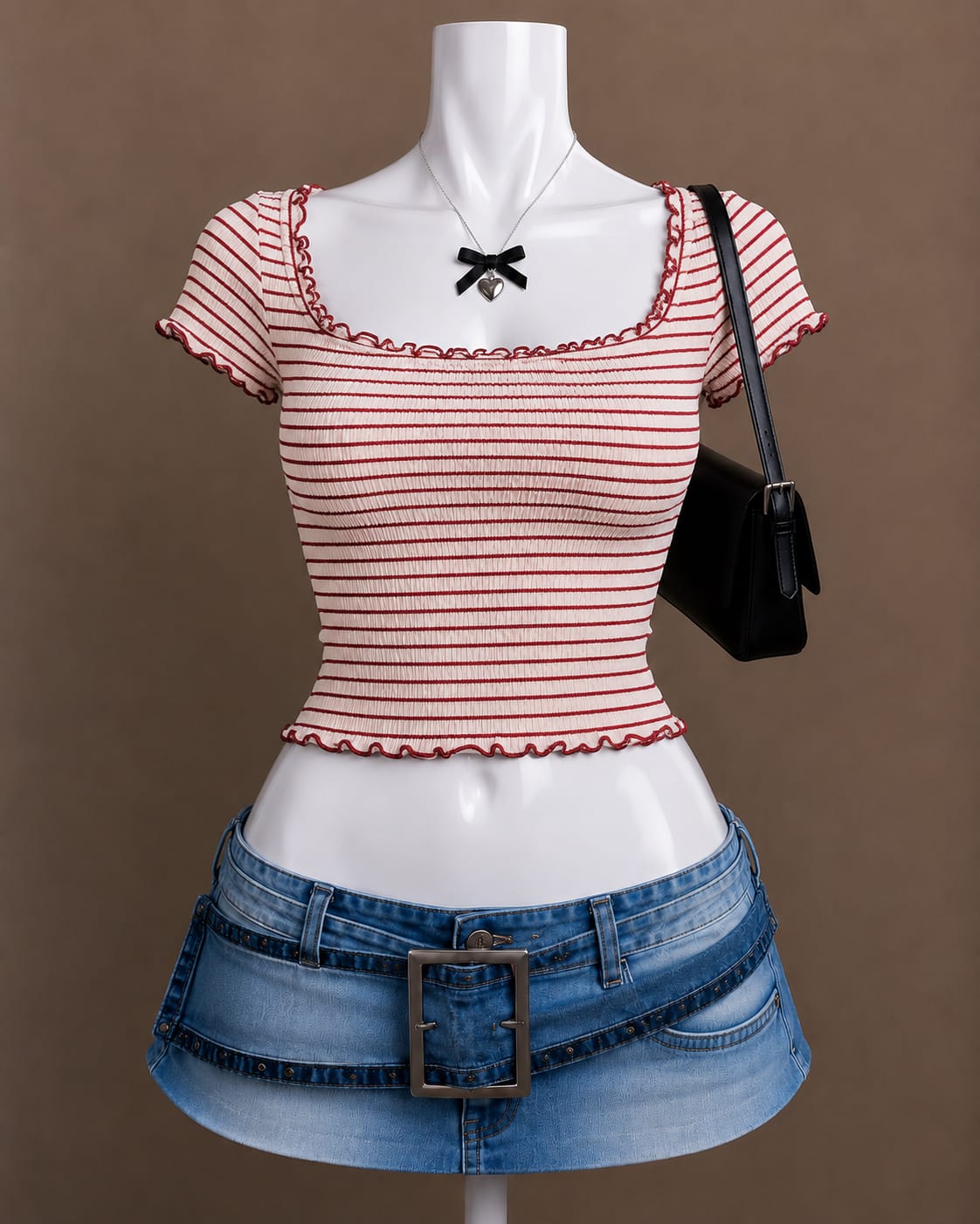 White Crop Top