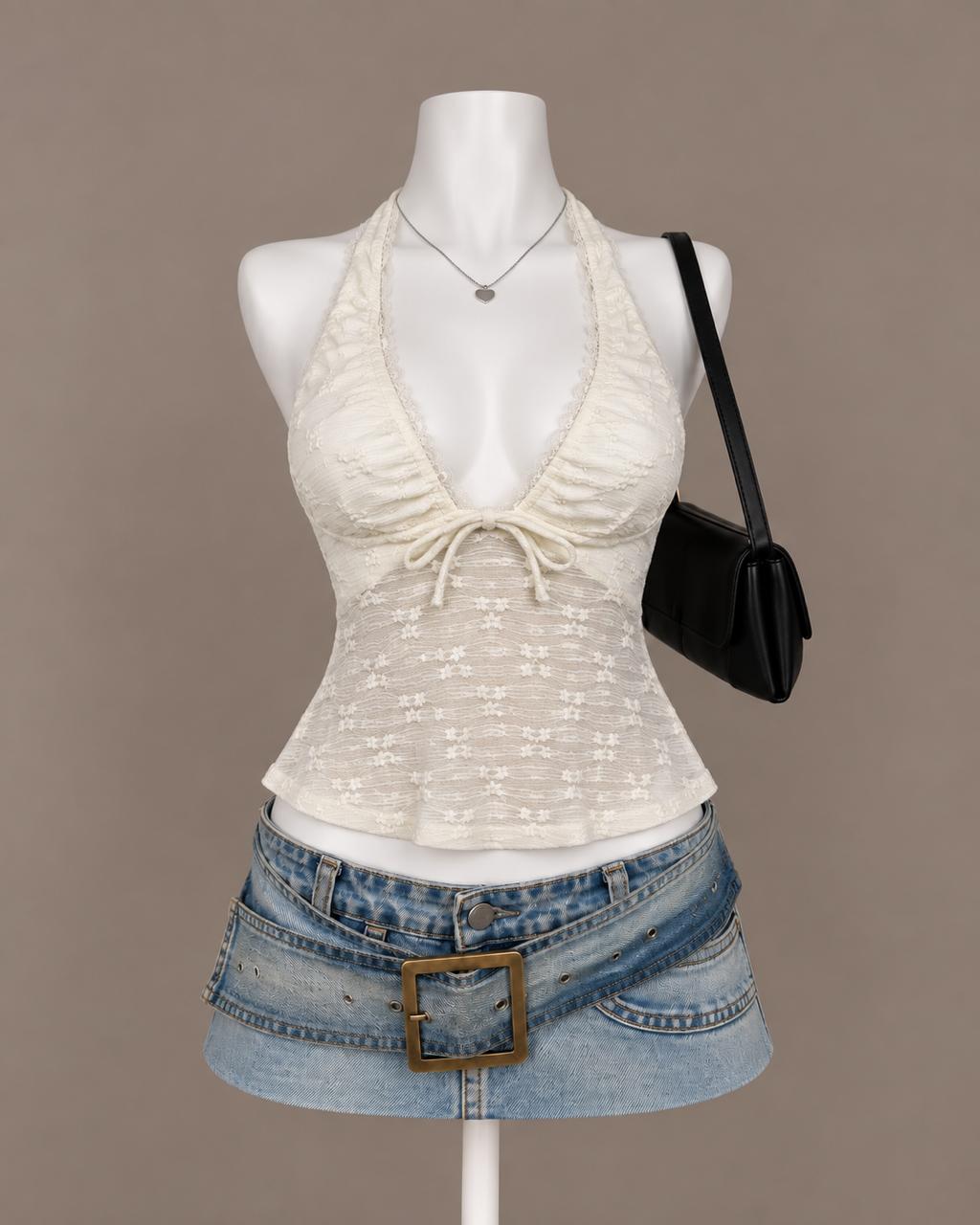 Ivory Halter Top