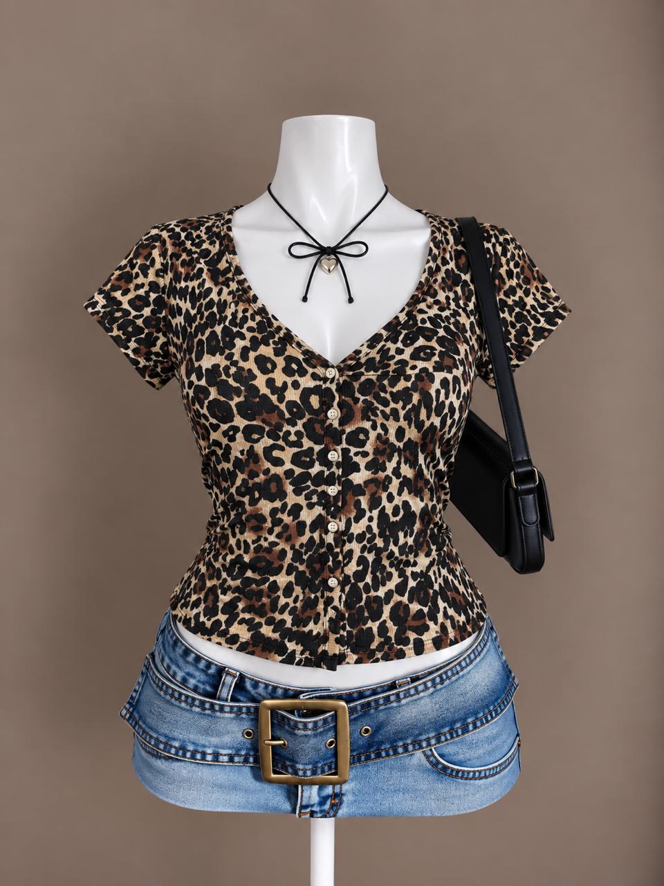 Leopard Print Top