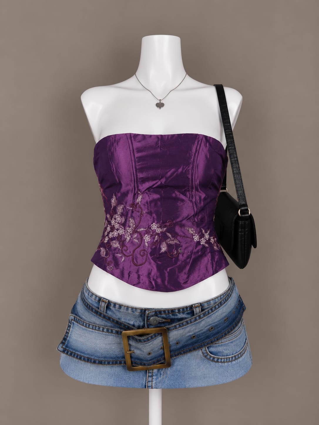 Purple Corset Top