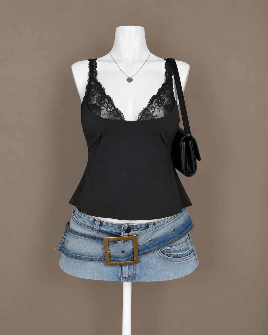 Black Lace Camisole