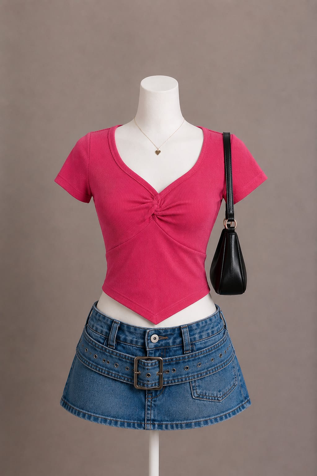 Hot Pink Crop Top