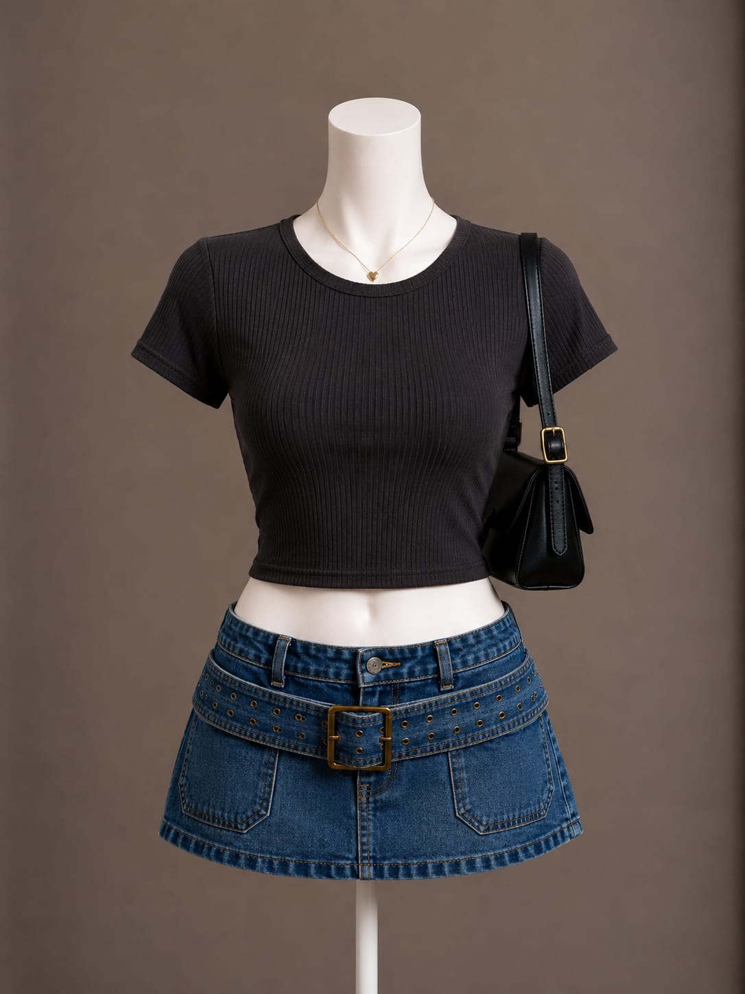 Black Crop Top