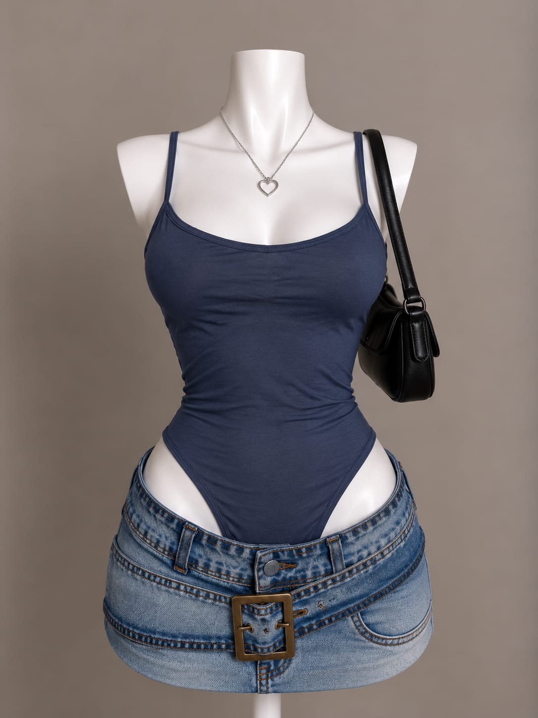 Navy Bodysuit