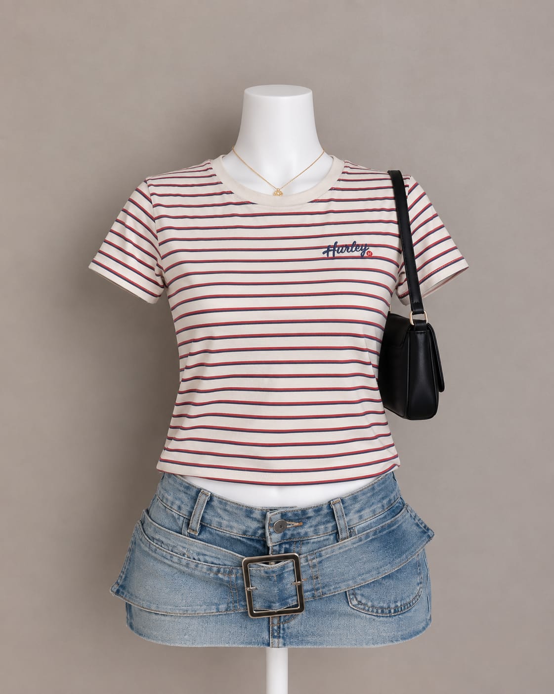 White Striped T-Shirt