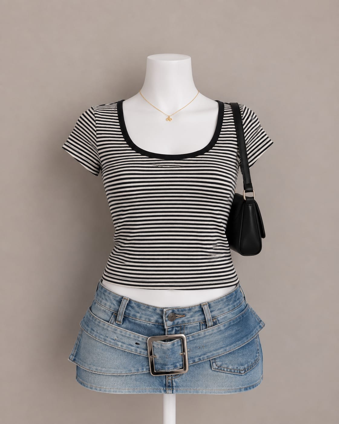Black Striped T-Shirt