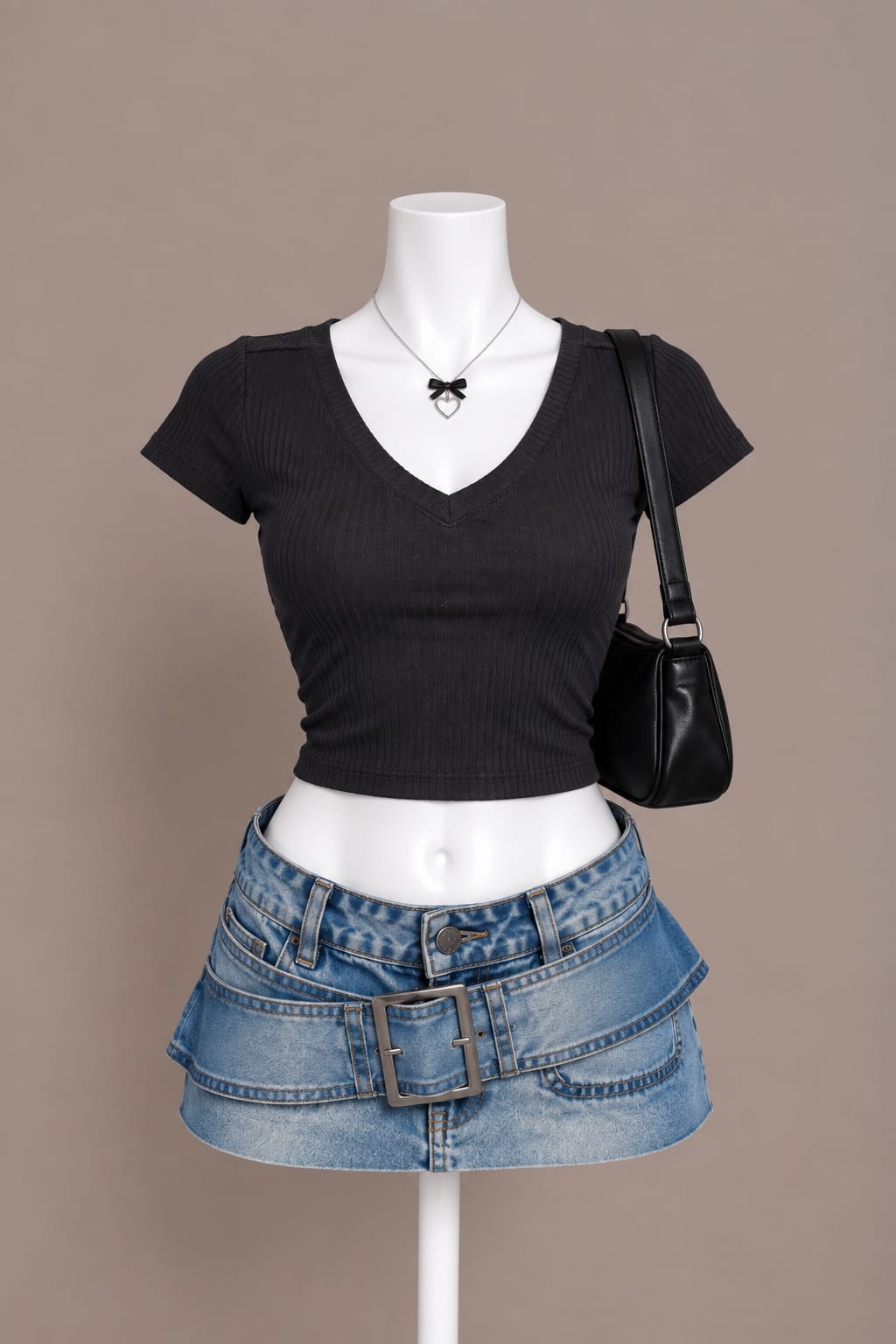 Black Crop Top