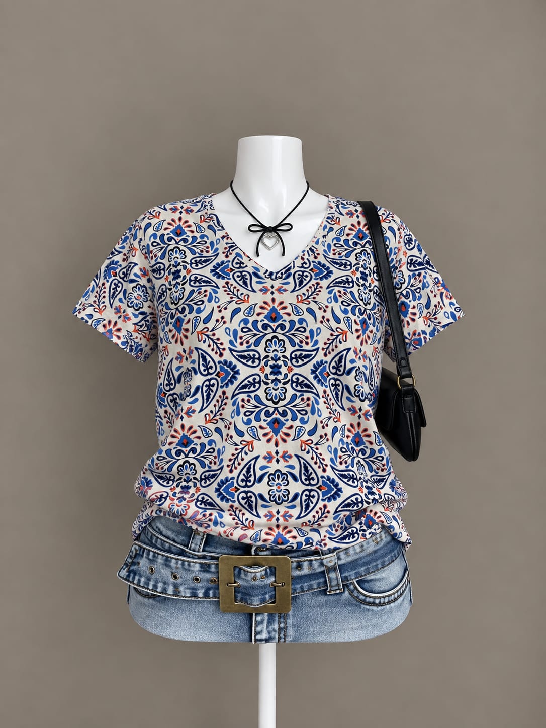 White Floral T-Shirt