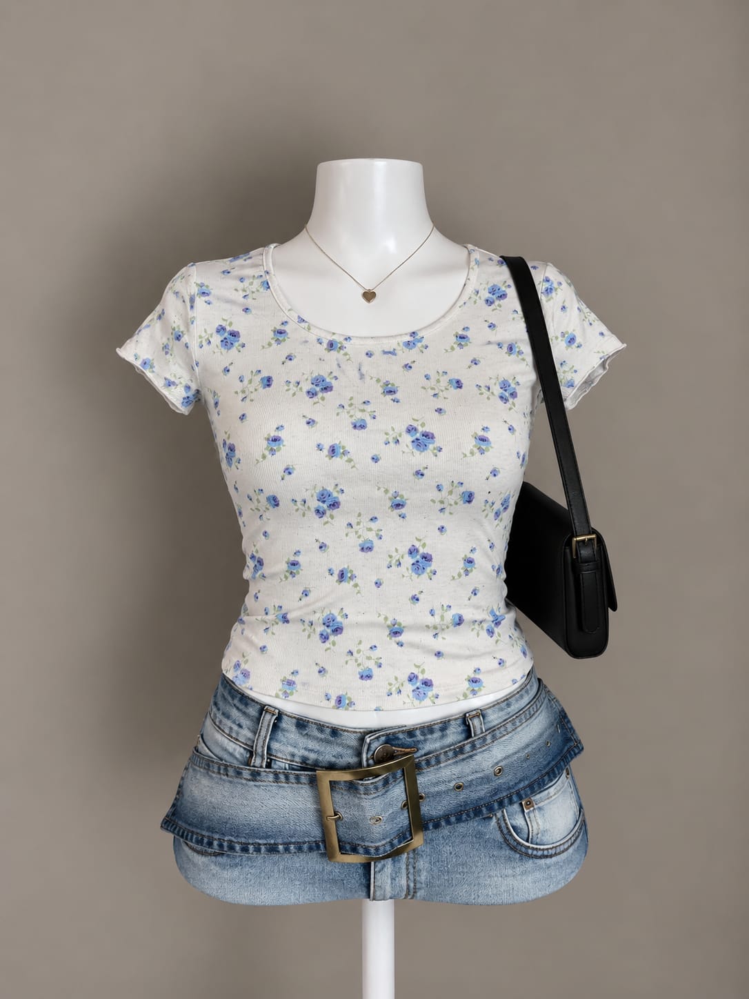 White Floral T-Shirt