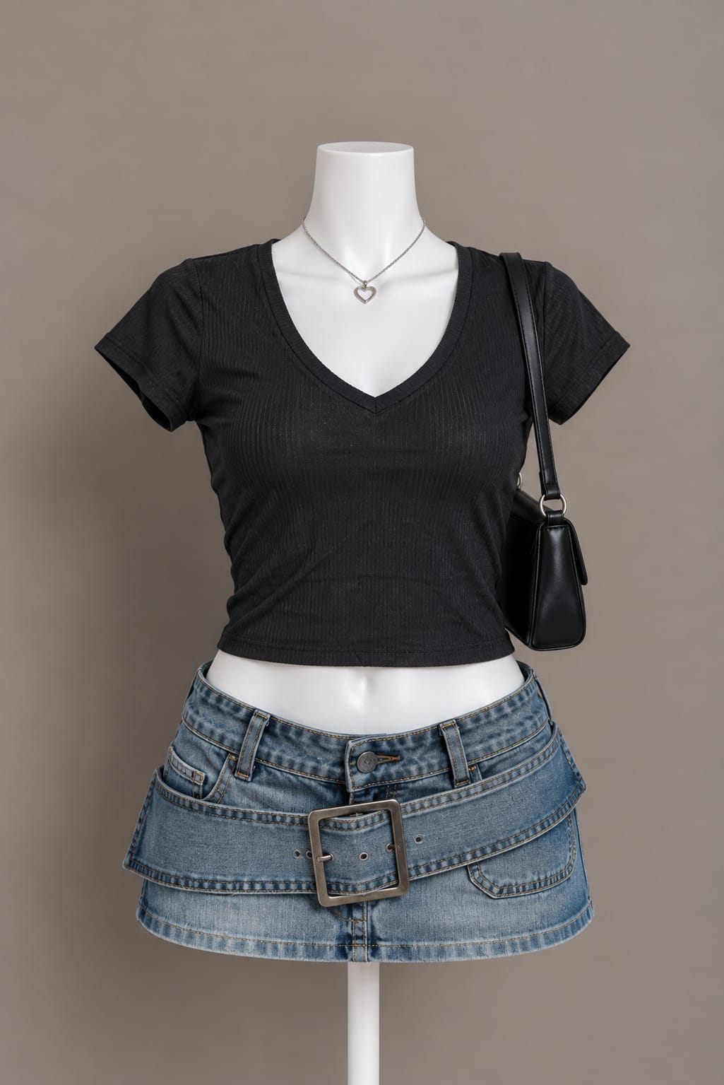 Black Crop Top