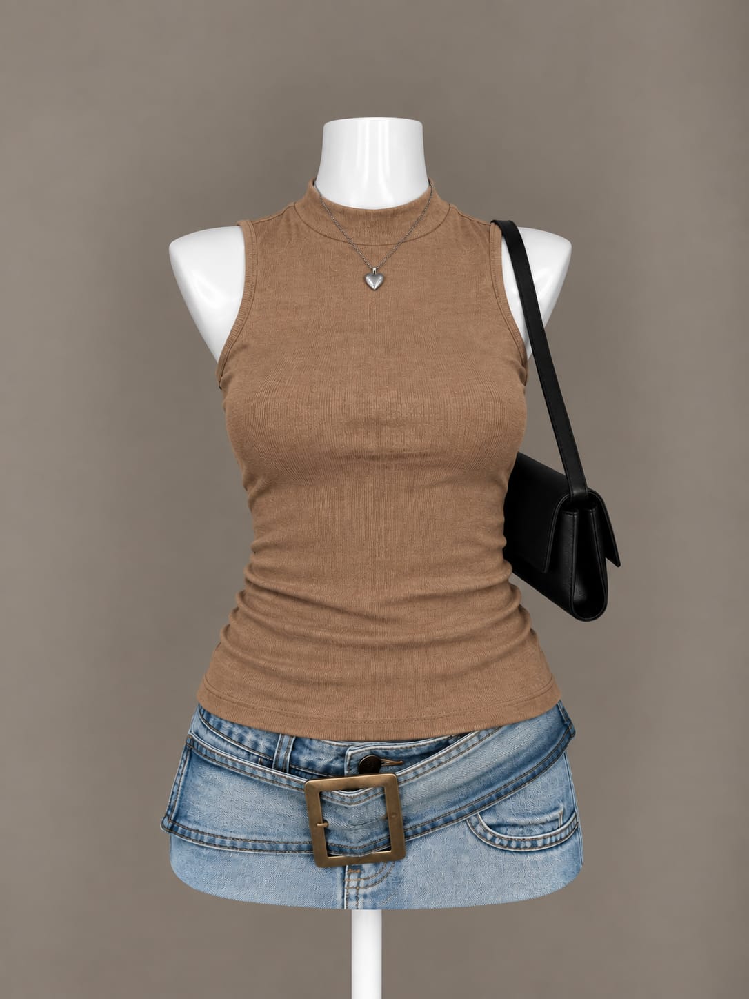 Brown Tank Top