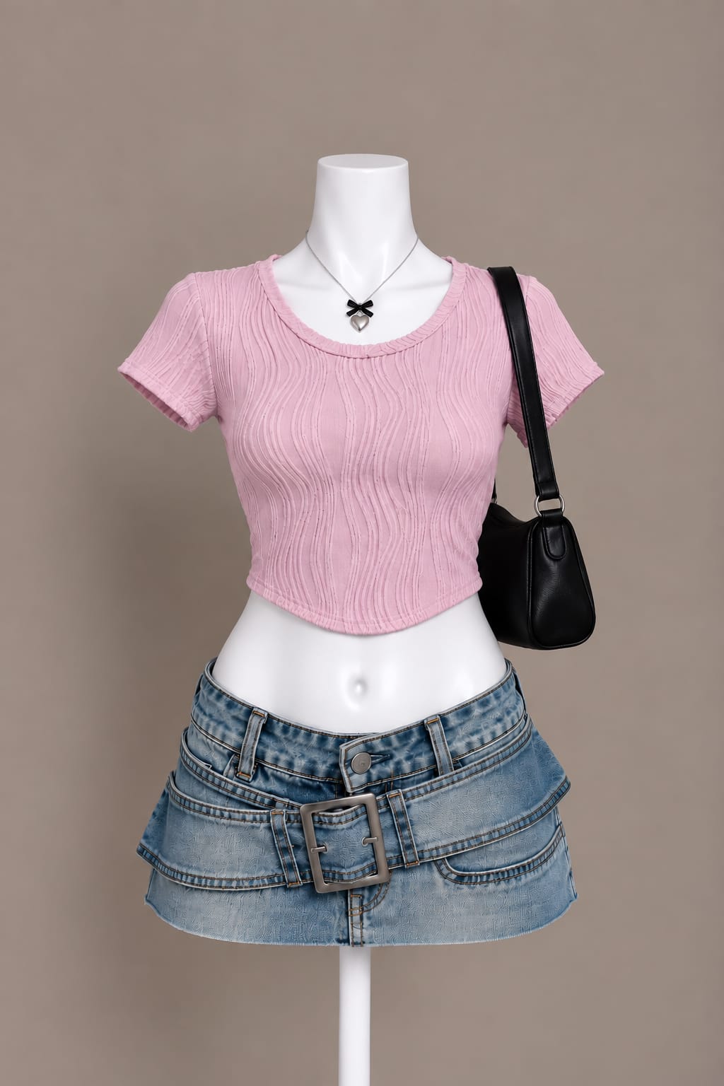 Pink Crop Top