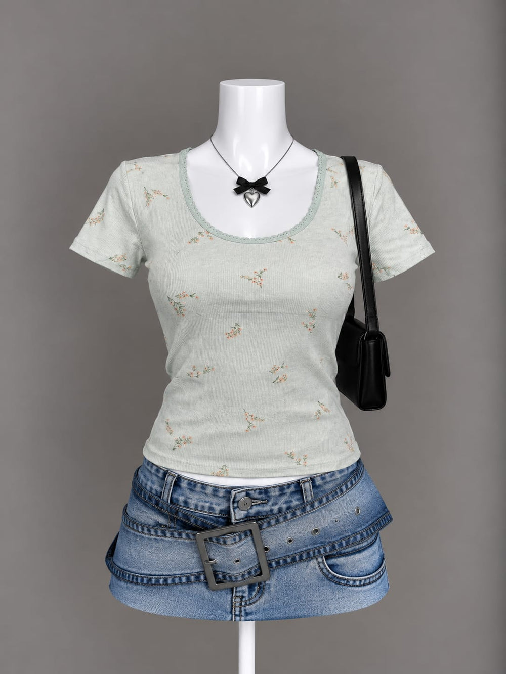 Mint Floral T-Shirt