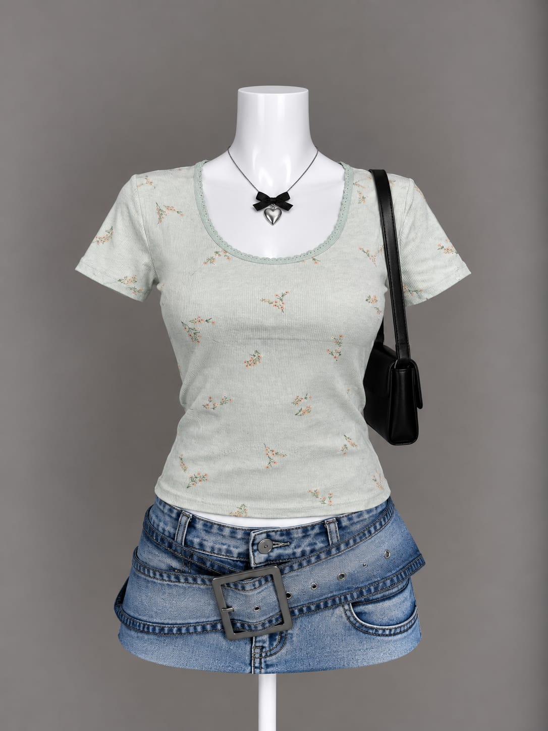 Mint Floral T-Shirt